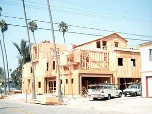 Nur f�r Hochh�user wird Beton verwendet (Huntington Beach)