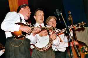 Die Bluegrass Boogiemen am 3. April 2004 in B�hl. Bild: Friedrich Hog