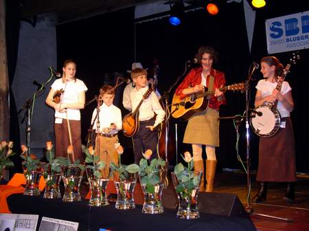 Die Musselwhite Family am 15.11.2003 in Brugg, Schweiz. Bild: Jens Holger Jensen