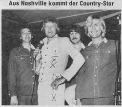 Del Reeves am 15. Juni 1975 in Schw�bisch Hall. Bild: Hauke Str�bing