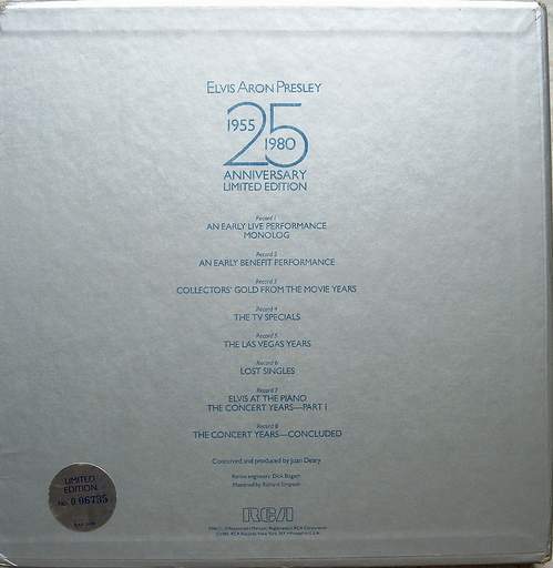 Elvis Presley: Abbildung der LP-Box "Elvis Aaron Presley"