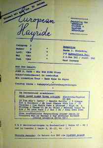 EUROPEAN HAYRIDE Nummer 3 vom April/Mai/Juni 1964. Archiv Hauke Str�bing