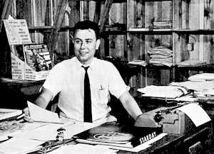 Martin Haerle 1961 bei Starday Records in Nashville. Bild: Archiv Walter Fuchs