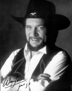 Waylon Jennings, Bild mit Autogramm