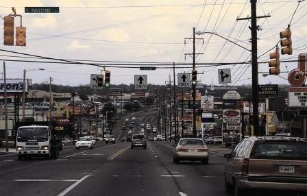Nashville, Tennessee: Blick in den Gallatin Pike